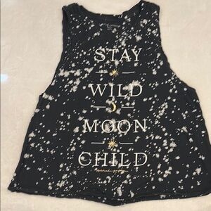 Black Graphic spiritual gangster Tank Top